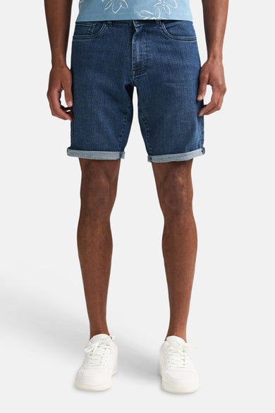 Short cargo - Dark blue denim