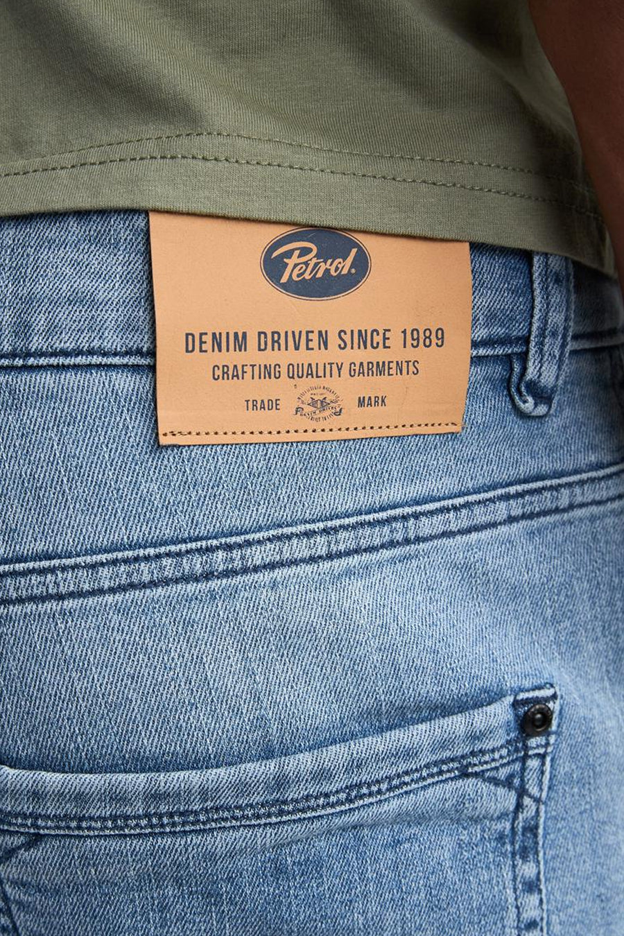 Cargoshort - Light blue denim
