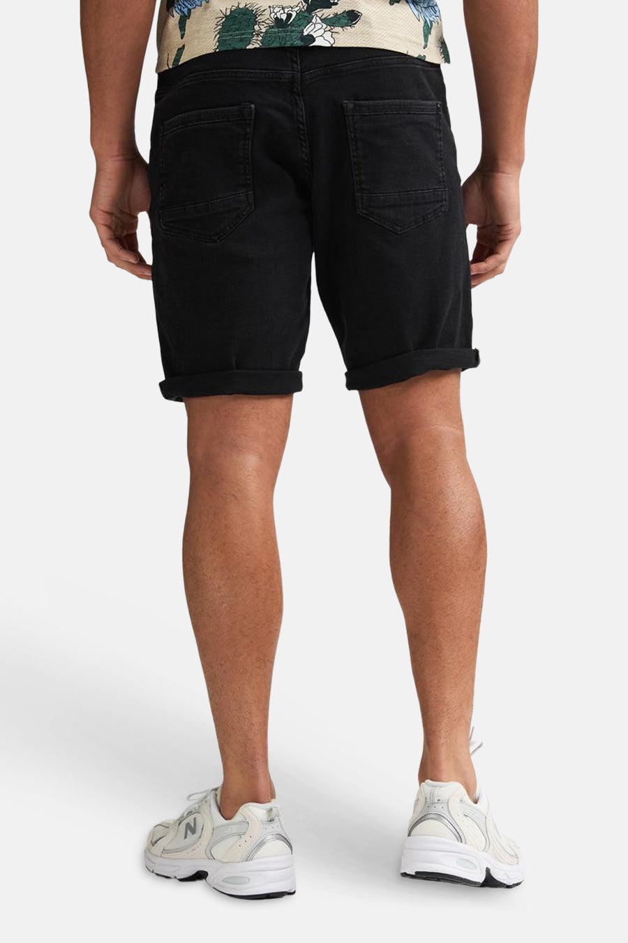 Cargoshort - black denim