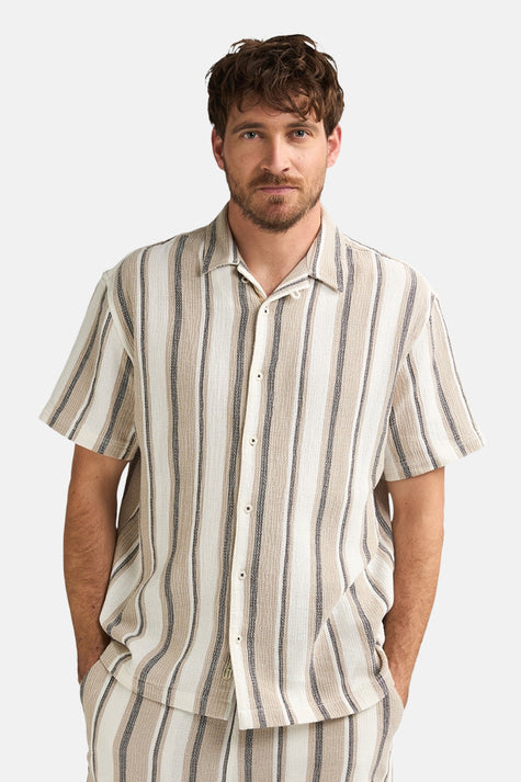 Chemise à manches courtes - beige