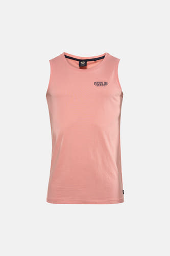 Roze tanktop van Petrol Industries, met een kleine print op de borst.