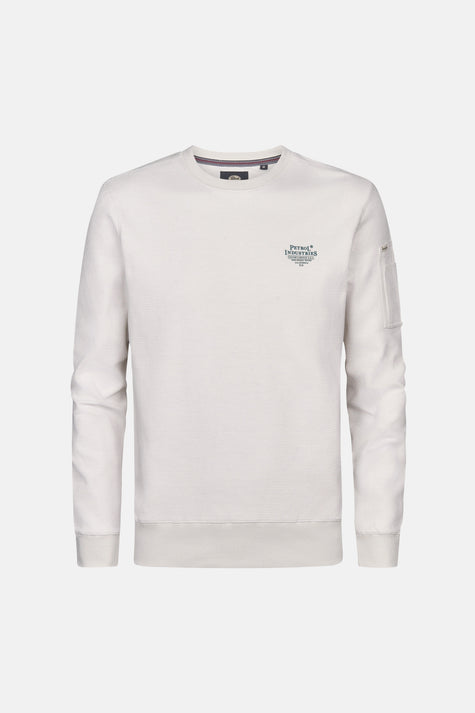 Sweater met ronde hals ecru - Petrol Industries®