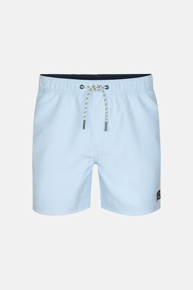 Short de bain bleu de Petrol Industries® avec cordon de serrage et petit logo sur la jambe.