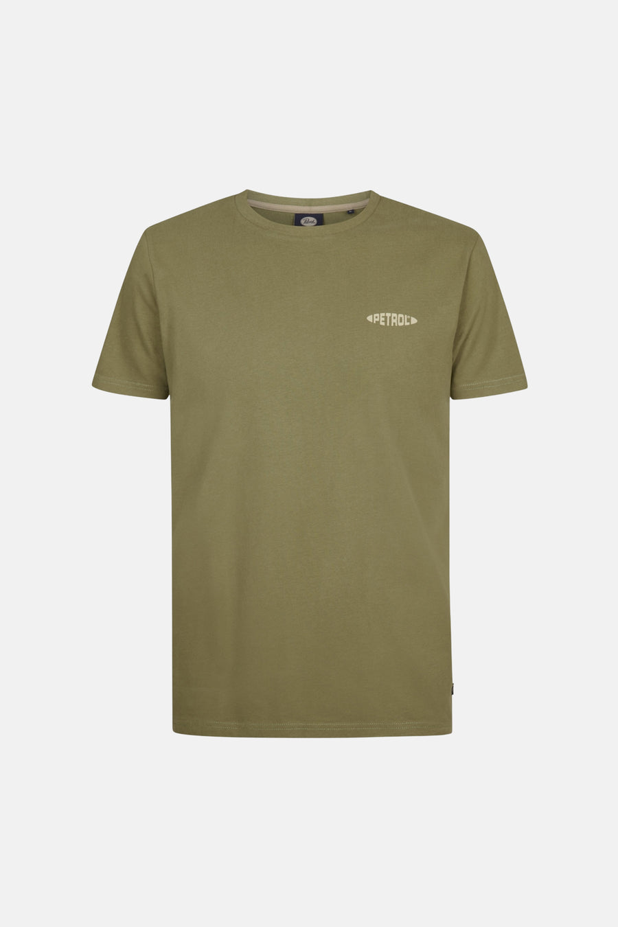 Groen T-shirt met korte mouwen van Petrol Industries, met klein merklogo op de borst.