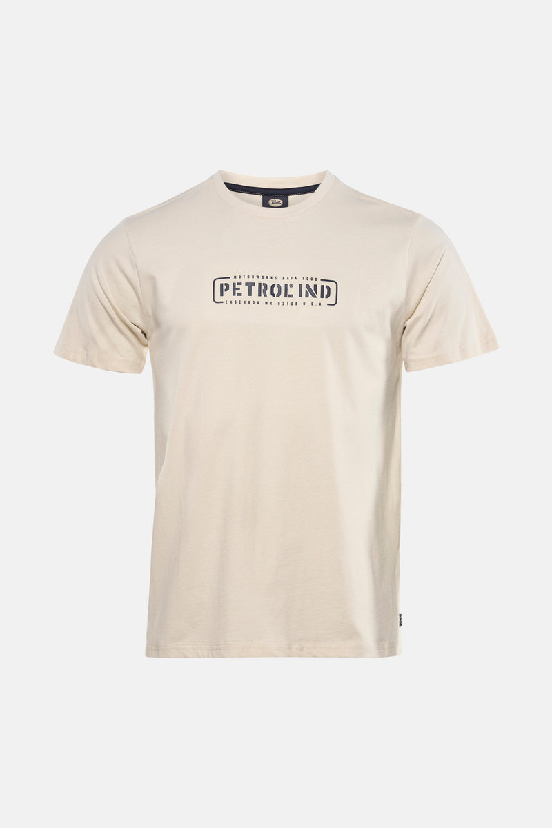 T-shirt met korte mouwen - ecru