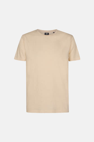 Ecru T-shirt met korte mouwen van Petrol Industries, met subtiel logo op de borst.