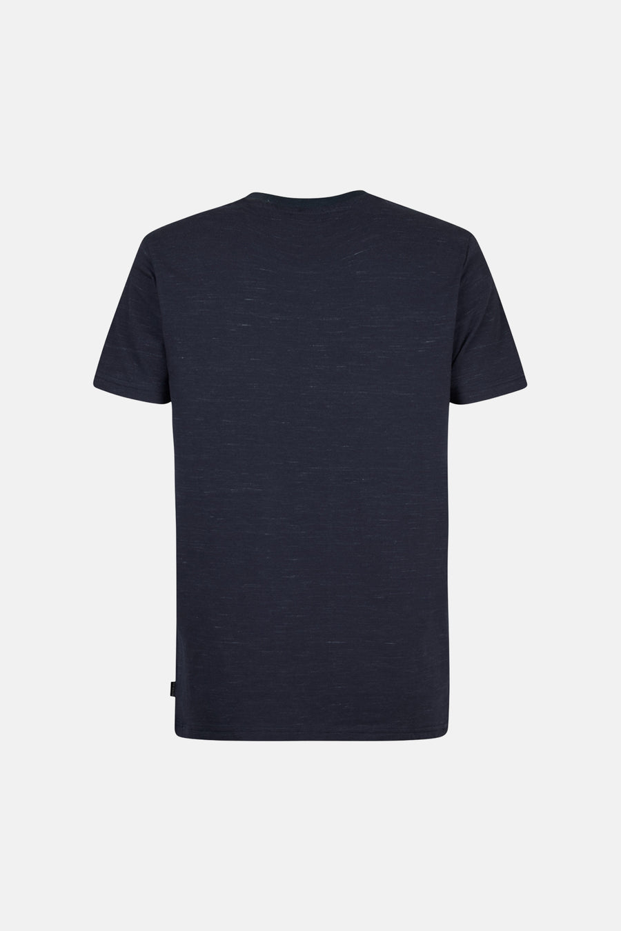 Blauw T-shirt met korte mouwen van Petrol Industries, effen stof met een subtiele textuur.