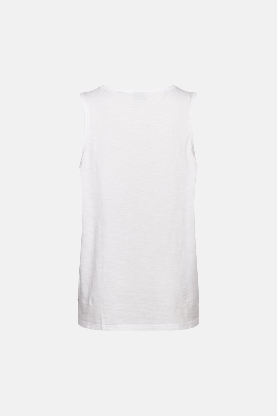 Witte singlet van Petrol Industries met lichte textuur, achterkant.