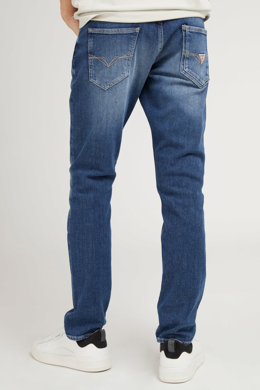 Skinny jeans - mid blue denim