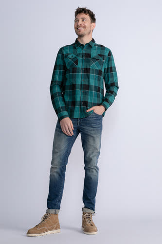 Hemd met lange mouwen - groen