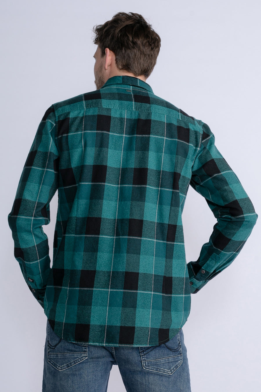 Hemd met lange mouwen - groen