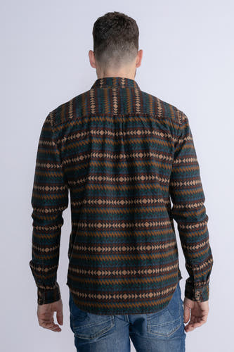 Hemd met lange mouwen - blauw
