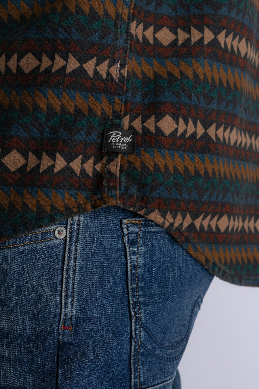 Hemd met lange mouwen - blauw