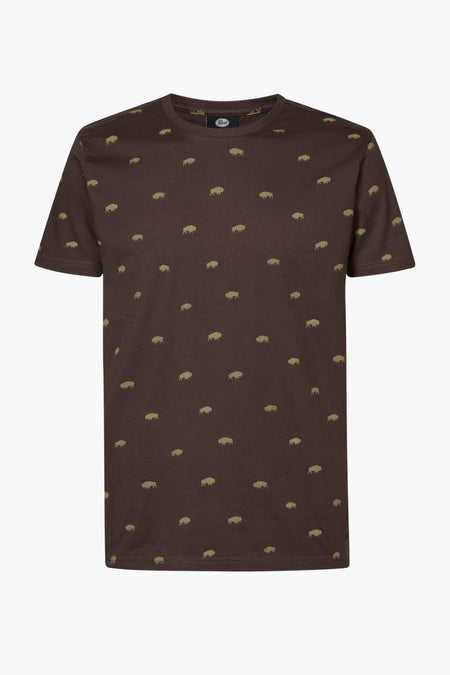 T-shirt - bruin