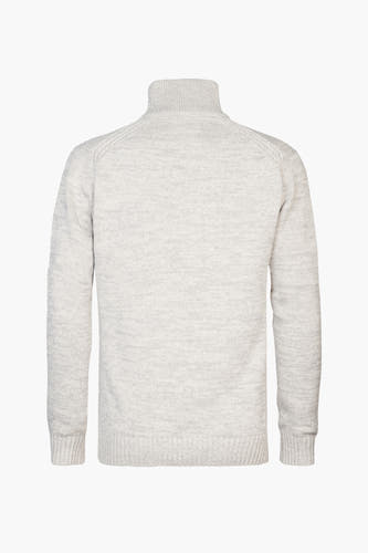 Pull met ronde hals - ecru