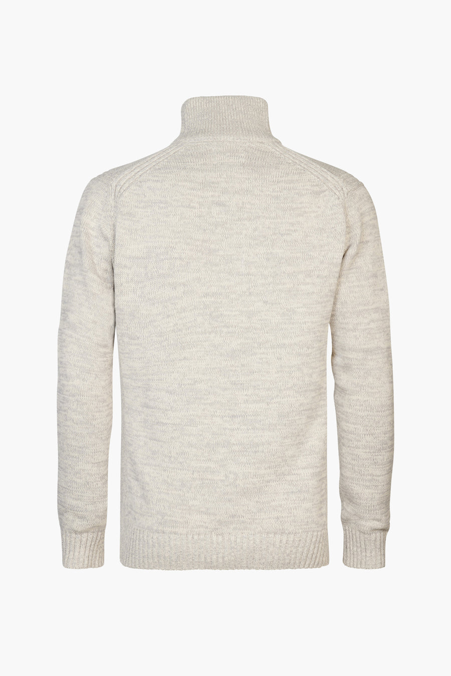 Pull met ronde hals - ecru