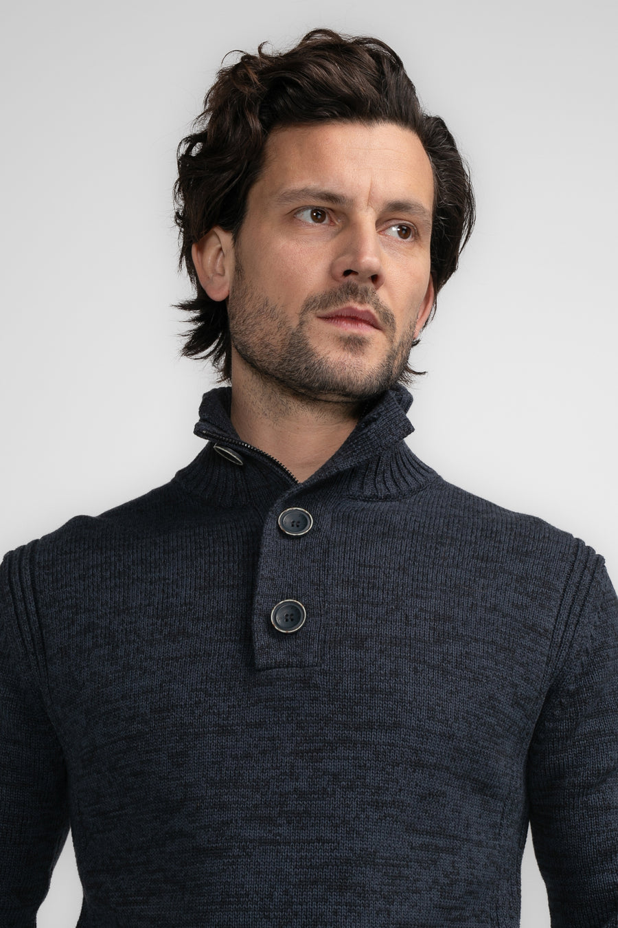 Pull col O bleu - Petrol Industries®