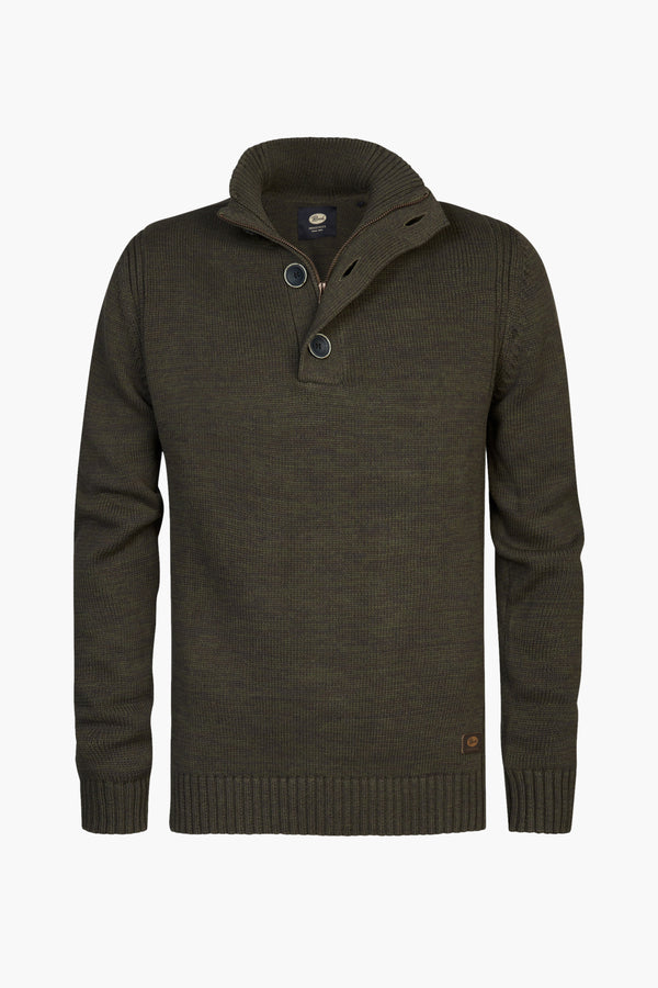 Pull col O Vert - Petrol Industries®