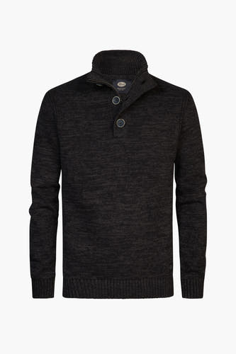 Pull à col rond - noir