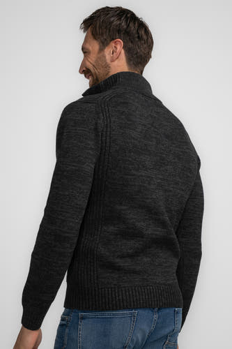 Pull à col rond - noir