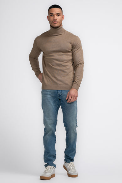 Pull col roulé Beige - Petrol Industries®