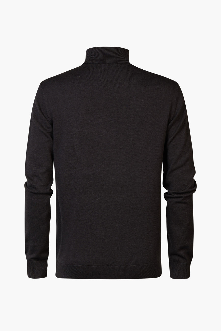 Pull met rolkraag - Dark Black