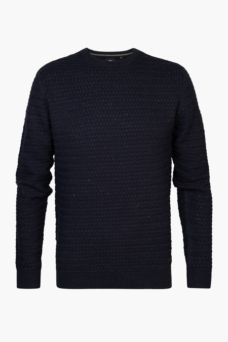 Trui met ronde hals Blauw - Petrol Industries®