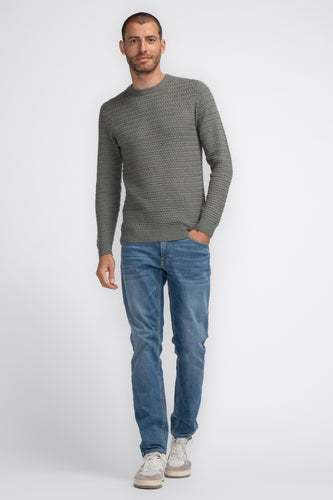 Pull met ronde hals - groen - Petrol Industries®