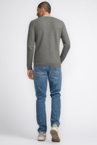 Pull met ronde hals - groen - Petrol Industries®