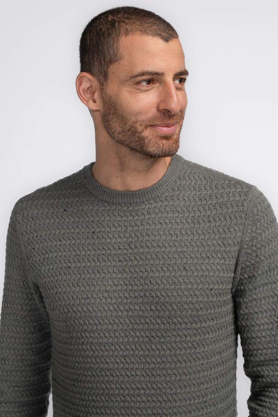 Pull met ronde hals - groen - Petrol Industries®