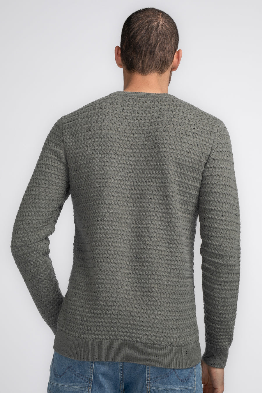 Pull met ronde hals - groen - Petrol Industries®