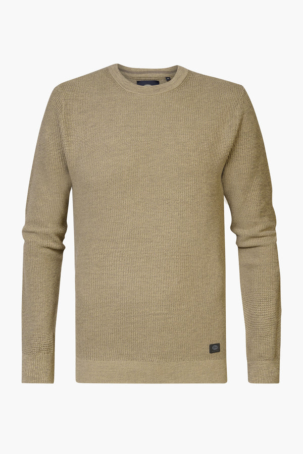 Pull col O Beige - Petrol Industries®