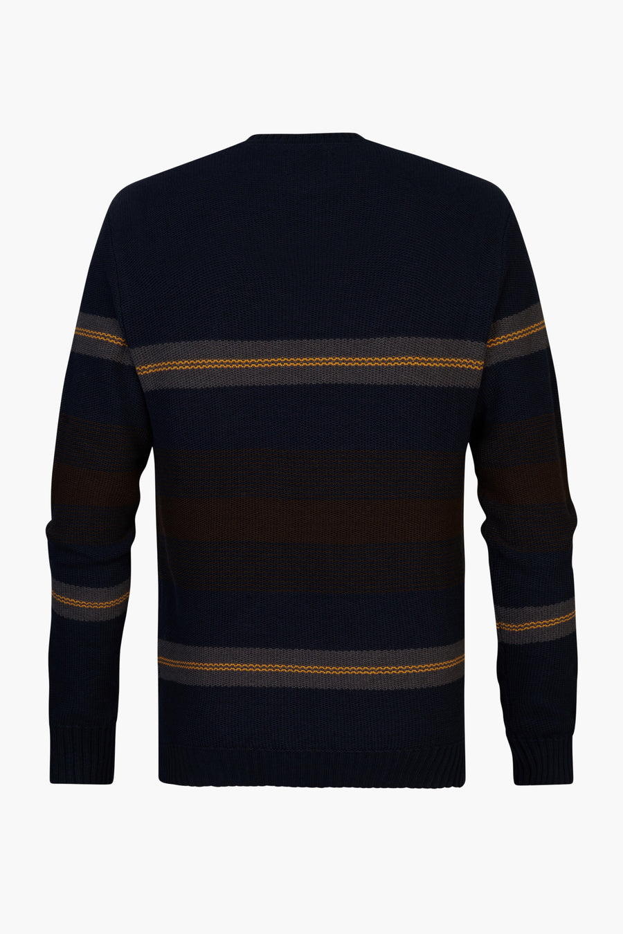 Pull met ronde hals - blauw