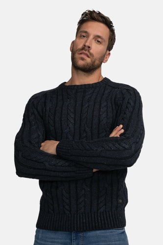 Pull met ronde hals - blauw - Petrol Industries®