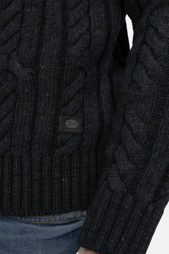 Pull met ronde hals - blauw - Petrol Industries®