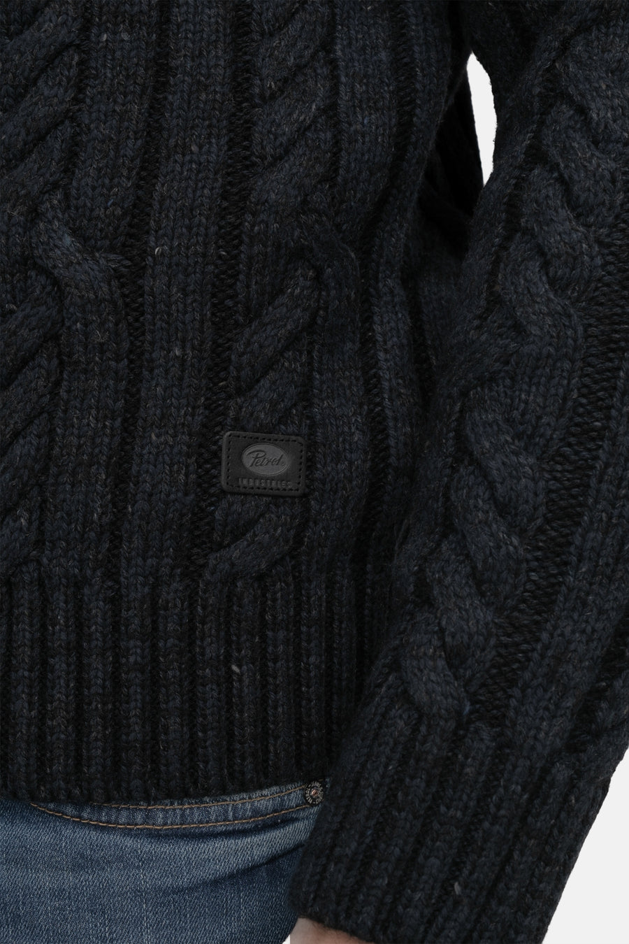 Pull met ronde hals - blauw - Petrol Industries®