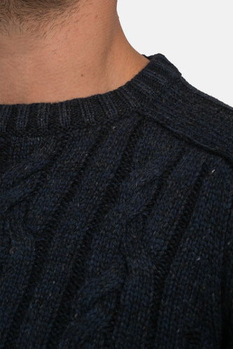 Pull met ronde hals - blauw - Petrol Industries®