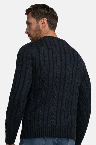 Pull met ronde hals - blauw - Petrol Industries®