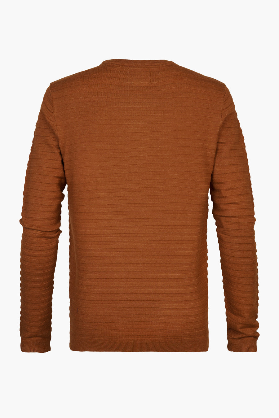 Pull à col rond - cognac