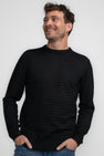 Pull à col rond - noir