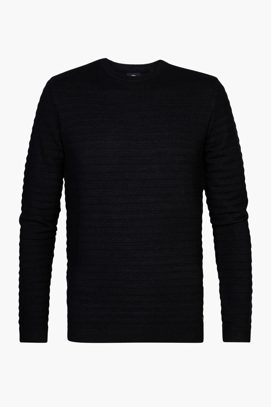 Pull à col rond - noir