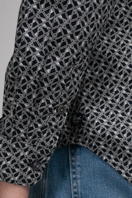 Hemd met lange mouwen - blauw