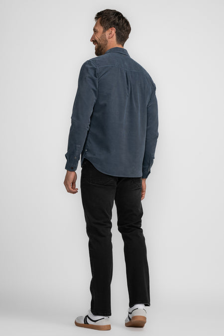 Hemd met lange mouwen - blauw
