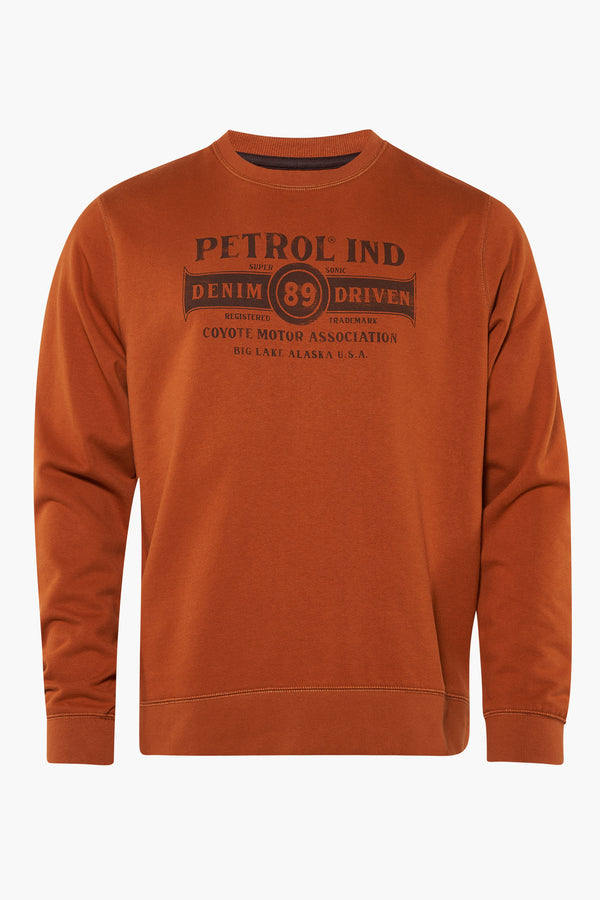 Sweater met ronde hals Bruin - Petrol Industries®