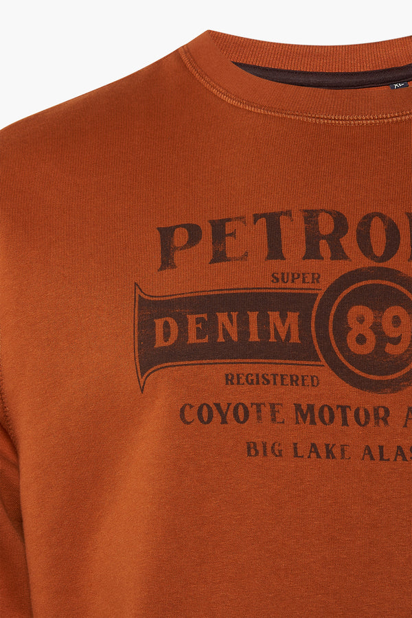 Sweater met ronde hals Bruin - Petrol Industries®
