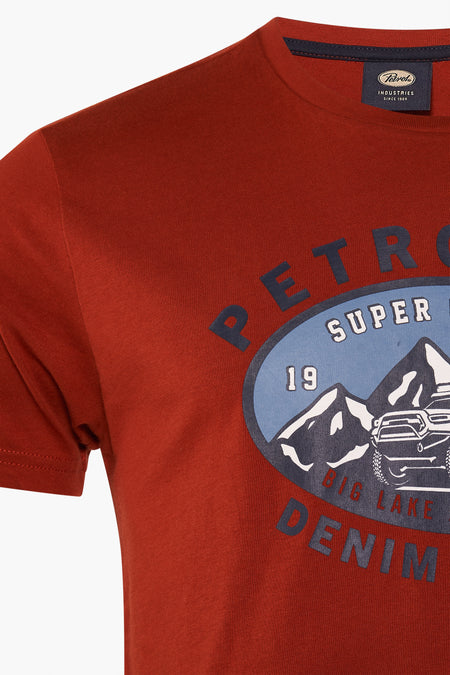 T-shirt (korte mouwen) Rood - Petrol Industries®