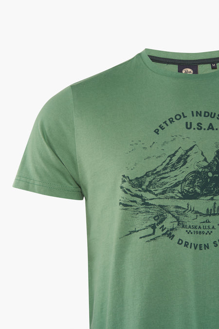 T-shirt met korte mouwen - groen