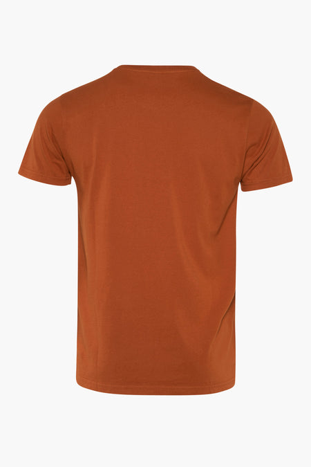 T-shirt met korte mouwen - cognac
