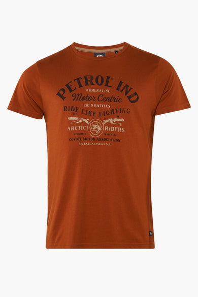 T-shirt met korte mouwen - bruin