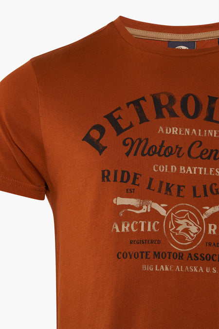 T-shirt met korte mouwen - bruin